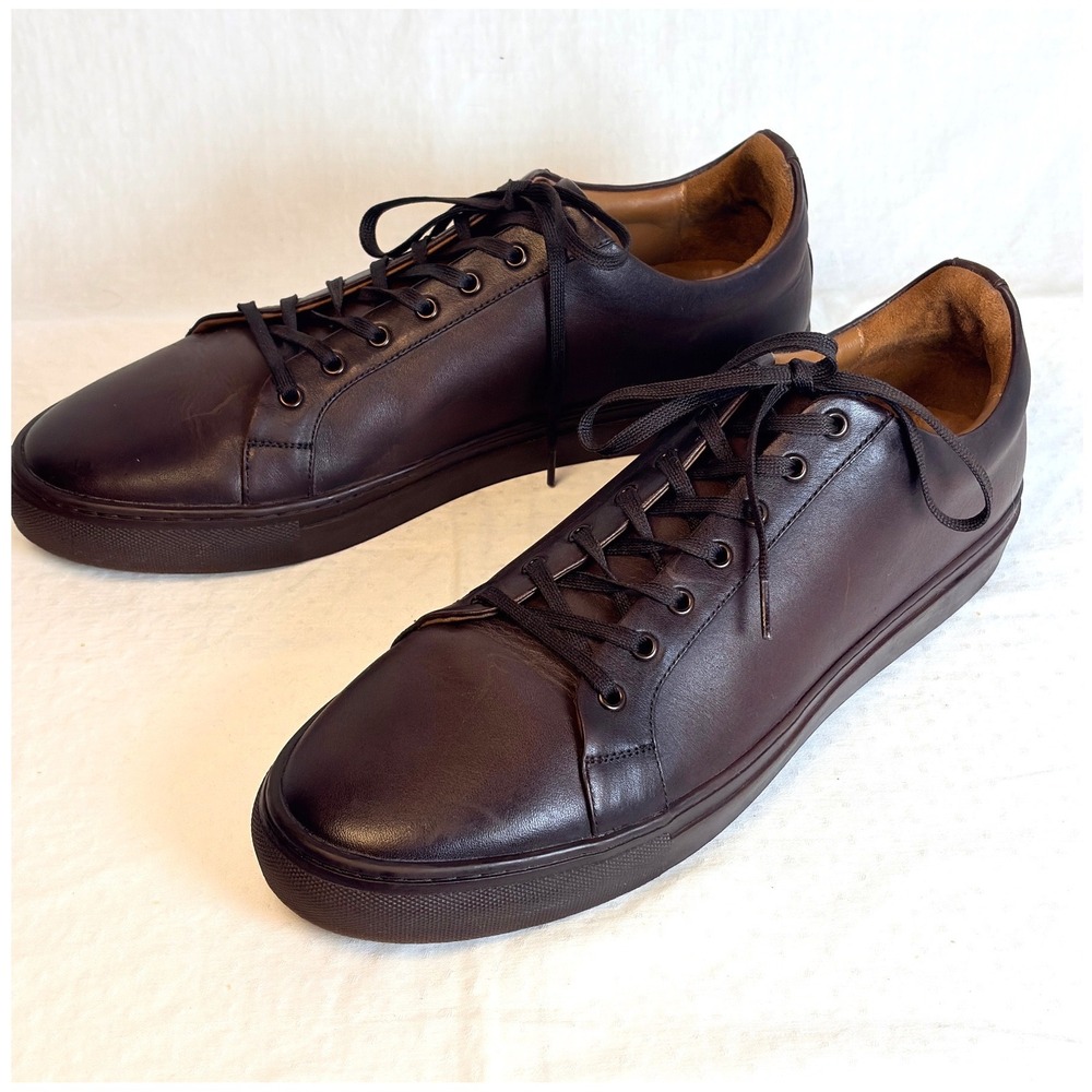 Thursday Boot Co Premier Low Top Sneakers Mens 14 Coffee Leather Brown Shoes